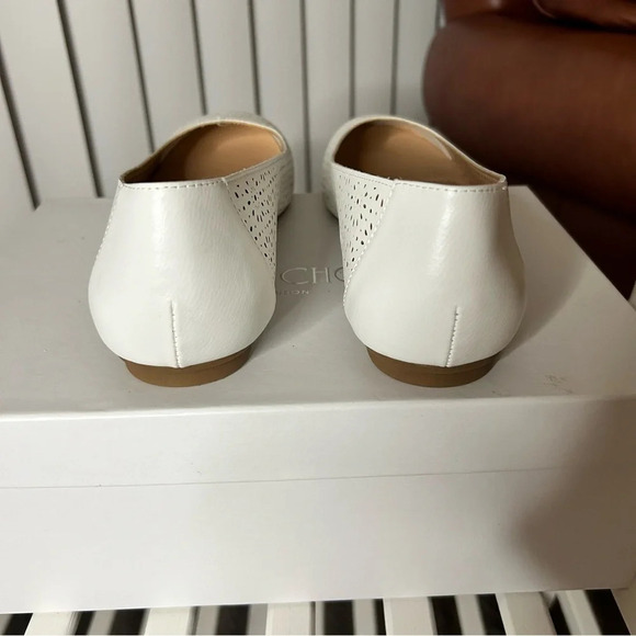 Mootsies Tootsies White Perforated Flats, Size 39.5, New Without Box - Picture 4 of 7